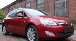 1 469 р. Сетка на бампер Russtal (черная) Opel Astra J хэтчбек 5 дв. дорестайлинг (2009-2012)  с доставкой в г. Тамбов. Увеличить фотографию 2