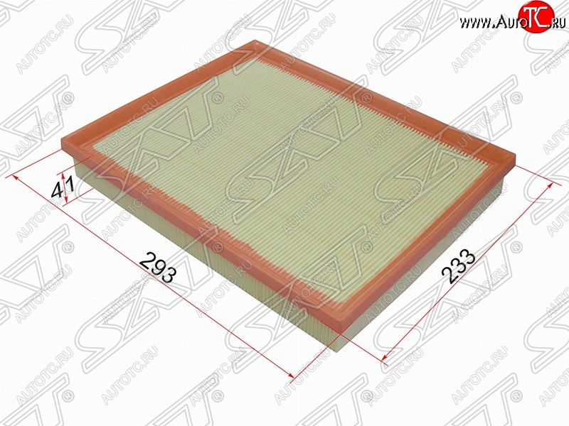 369 р. Фильтр воздушный двигателя SAT (294х244х41 mm)  Opel Astra  G - Zafira  A  с доставкой в г. Тамбов