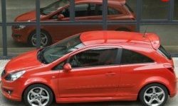 3 699 р. Пороги накладки OPC Opel Corsa D 1-ый рестайлинг, хэтчбэк 3 дв. (2010-2011) (Неокрашенные)  с доставкой в г. Тамбов. Увеличить фотографию 1