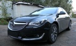 1 539 р. Сетка на бампер (рестайлинг) Russtal (хром) Opel Insignia A дорестайлинг седан (2008-2013)  с доставкой в г. Тамбов. Увеличить фотографию 3