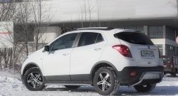 Защита порогов из круглой трубы диаметром 51 мм Petroil Tuning Opel Mokka  дорестайлинг (2012-2016)