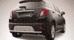 Защита заднего бампера из трубы диаметром 57 мм Slitkoff Opel (Опель) Mokka (Мока) (2012-2016)  дорестайлинг