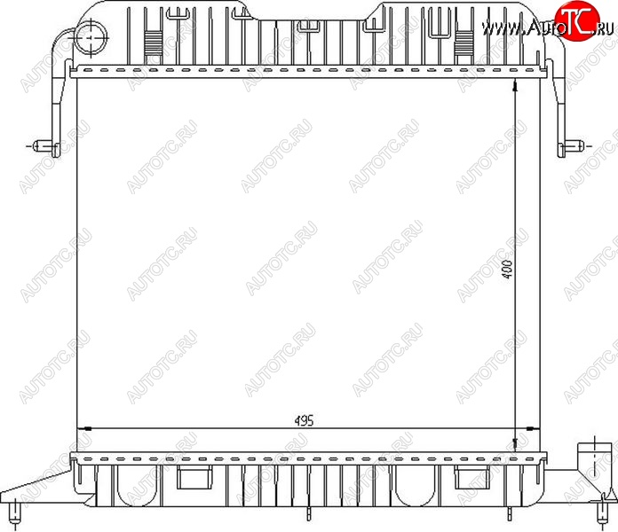 7 299 р. Радиатор двигателя (пластинчатый, МКПП) SAT  Opel Omega  A (1986-1994) седан  с доставкой в г. Тамбов