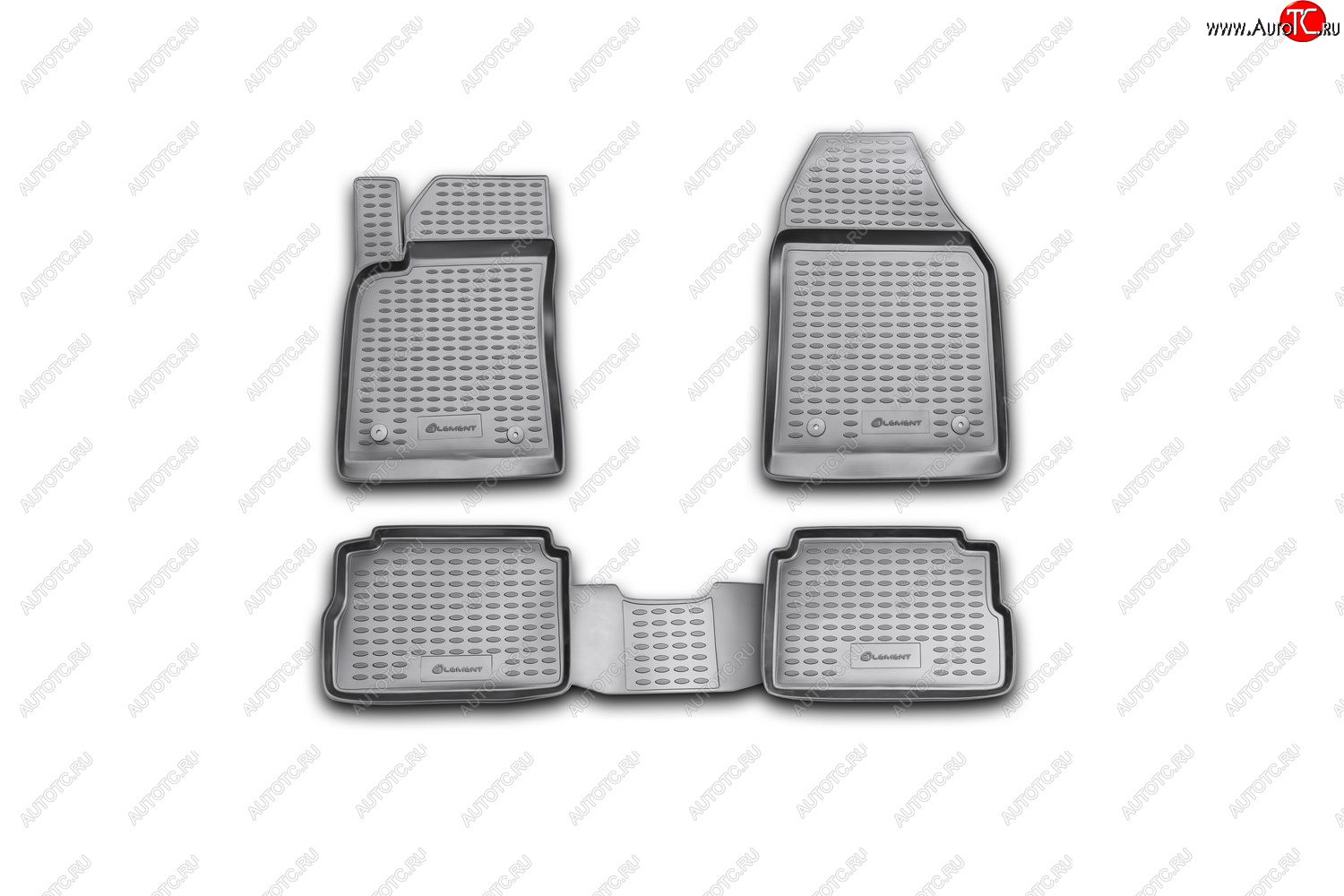 3 399 р. Комплект ковриков салона Element (полиуретан) Opel Vectra C лифтбэк рестайлинг (2005-2008) (Черные)  с доставкой в г. Тамбов