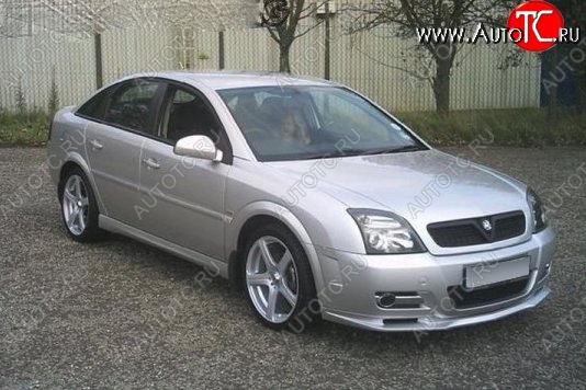 5 749 р. Накладка на передний бампер CT Opel Vectra C универсал дорестайлинг (2002-2005) (Неокрашенная)  с доставкой в г. Тамбов