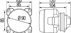 2 699 р. Модуль дальнего света Hella 1K0 008 191-007 Chevrolet Aveo T200 хэтчбек 5 дв (2002-2008) (Без пыльника)  с доставкой в г. Тамбов. Увеличить фотографию 2