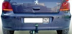 Фаркоп Лидер Плюс Peugeot (Пежо) 307 ( хэтчбэк 3 дв.,  хэтчбэк 5 дв.) (2001-2008) хэтчбэк 3 дв., хэтчбэк 5 дв. дорестайлинг, рестайлинг, рестайлинг