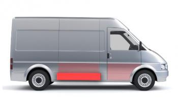 Правая средняя нижняя боковая панель (ремонтная) Wisentbull Fiat Ducato 244 (2002-2012)