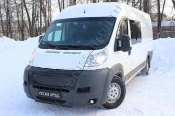 4 899 р. Решётка радиатора RA (зимний вариант, 250 кузов, заготовка) Peugeot Boxer 250 (2006-2014) (Поверхность глянец (под окраску), Неокрашенная)  с доставкой в г. Тамбов. Увеличить фотографию 3