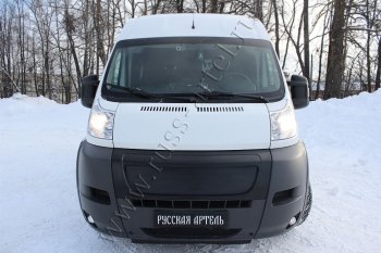 4 899 р. Решётка радиатора RA (зимний вариант, 250 кузов, заготовка) Peugeot Boxer 250 (2006-2014) (Поверхность глянец (под окраску), Неокрашенная)  с доставкой в г. Тамбов. Увеличить фотографию 4