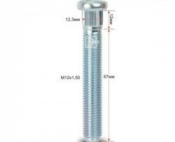 Забивная шпилька 67 мм ступицы Вектор M12 1.5 67 Opel Signum (2003-2008) 