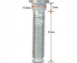 Забивная шпилька 52 мм ступицы Вектор M14 2.0 52 Ford F 150 6 рестайлинг (2005-2008) 