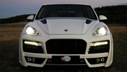 42 299 р. Пластиковый капот TECHART MAGNUM Porsche Cayenne 958 (2010-2014) (Неокрашенный)  с доставкой в г. Тамбов. Увеличить фотографию 3