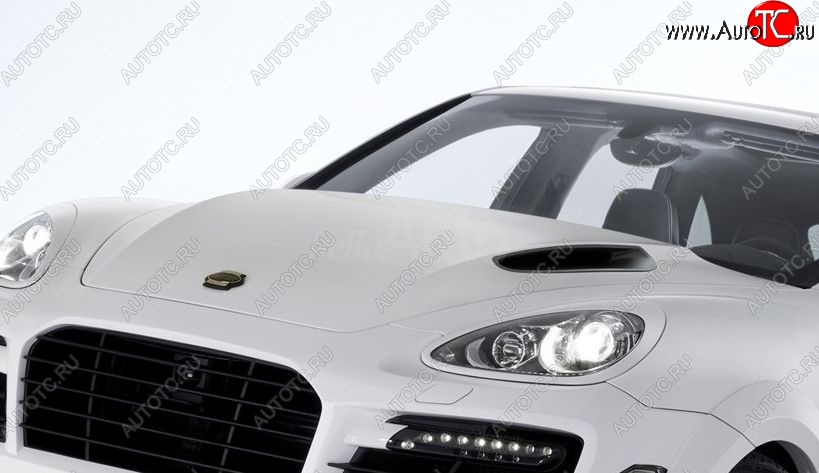 42 299 р. Пластиковый капот TECHART MAGNUM  Porsche Cayenne  958 (2010-2014) (Неокрашенный)  с доставкой в г. Тамбов