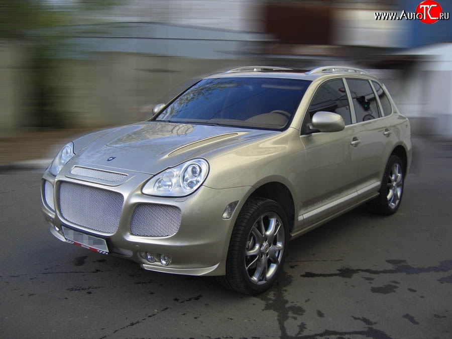 17 299 р. Комплект порогов Gemballa Aero III Porsche Cayenne 955 (2002-2006) (Неокрашенные)  с доставкой в г. Тамбов