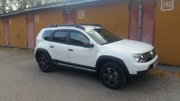 3 999 р. Накладки на двери Petroil Tuning Renault Duster HS дорестайлинг (2010-2015) (Тисненый пластик)  с доставкой в г. Тамбов. Увеличить фотографию 5