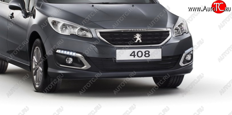 8 799 р. Бампер передний BodyParts Peugeot 408  дорестайлинг (2010-2017) (Неокрашенный)  с доставкой в г. Тамбов