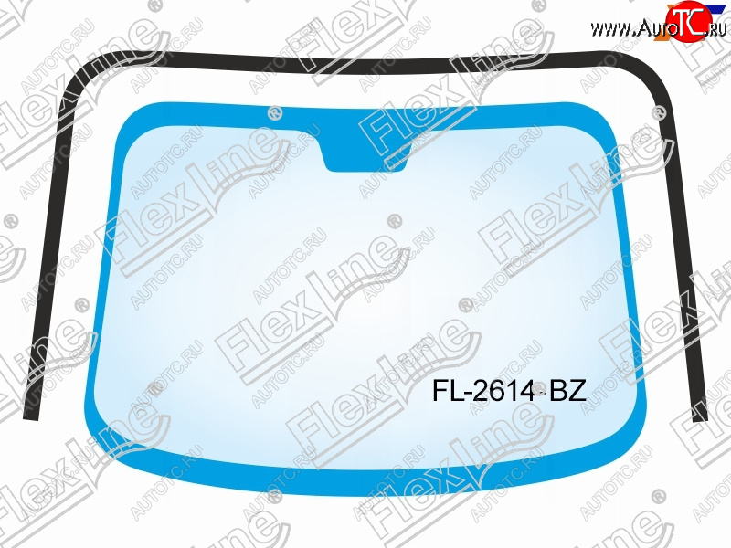 2 299 р. Молдинг лобового стекла (П-образный) FLEXLINE Toyota Belta/Yaris XP90 седан (2005-2012)  с доставкой в г. Тамбов