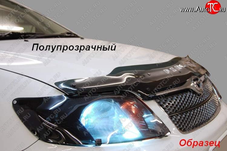 1 899 р.  Защита фар CA-Plastic  Honda Fit  1 (2004-2007) GD 1-ый рестайлинг, GD 2-ой рестайлинг (Classic полупрозрачный)  с доставкой в г. Тамбов