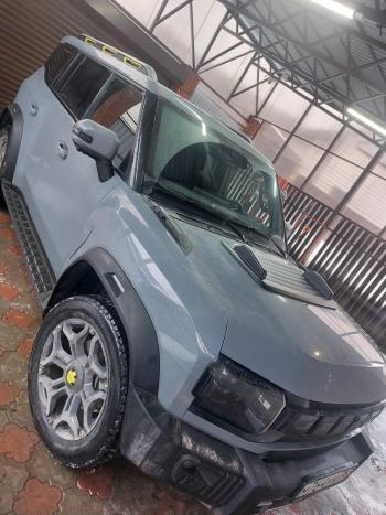 Воздухозаборник на капот в стиле Hammer универсальный Фанат Тюнинг Skoda Fabia Mk2 хэтчбэк дорестайлинг (2007-2010)
