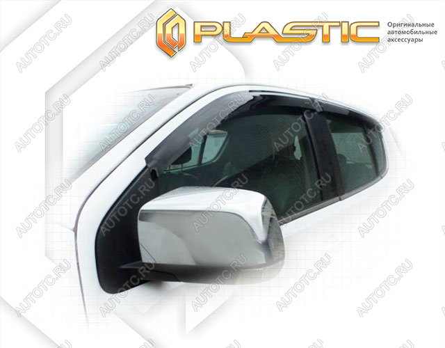 2 969 р. Ветровики дверей Classic полупрозрачный CA Plastic на Chevrolet TrailBlazer  2012–2016  с доставкой в г. Тамбов