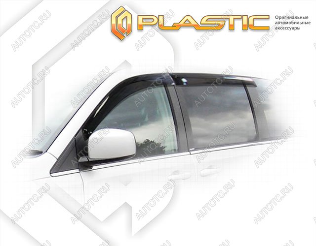 3 079 р. Ветровики дверей Classic полупрозрачный CA Plastic на Chrysler Grand Voyager  2011-2015  с доставкой в г. Тамбов