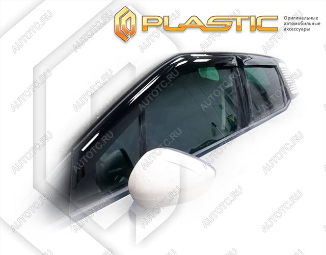 2 799 р. Ветровики дверей Classic полупрозрачный CA Plastic на Citroen C3 Aircross  2017-н.в.  с доставкой в г. Тамбов