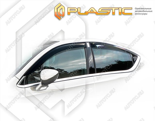 2 799 р. Ветровики дверей Classic полупрозрачный CA Plastic на Citroen DS4  2016–н.в.  с доставкой в г. Тамбов