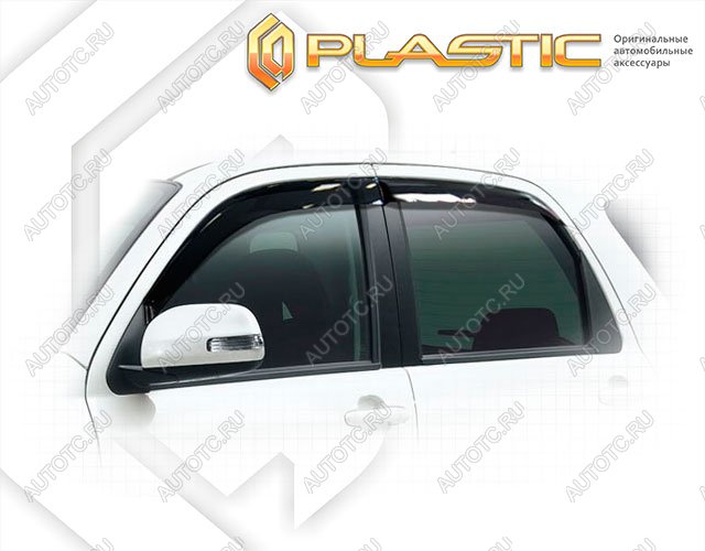 2 699 р. Ветровики дверей Classic полупрозрачный CA Plastic на Daihatsu Terios  2006-2009  с доставкой в г. Тамбов
