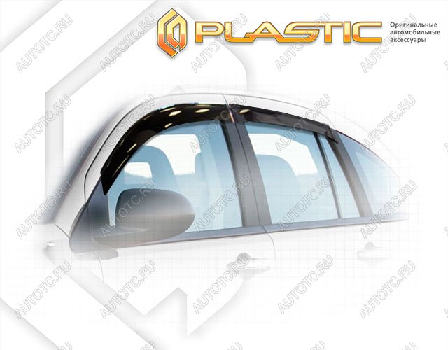 2 699 р. Ветровики дверей Classic полупрозрачный CA Plastic на Dodge Caliber  2006-2011  с доставкой в г. Тамбов