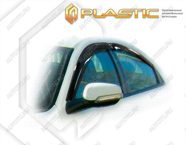 2 799 р. Ветровики дверейClassic полупрозрачныйDodgeStratus 2004-2006Chrome molding=120,  с доставкой в г. Тамбов
