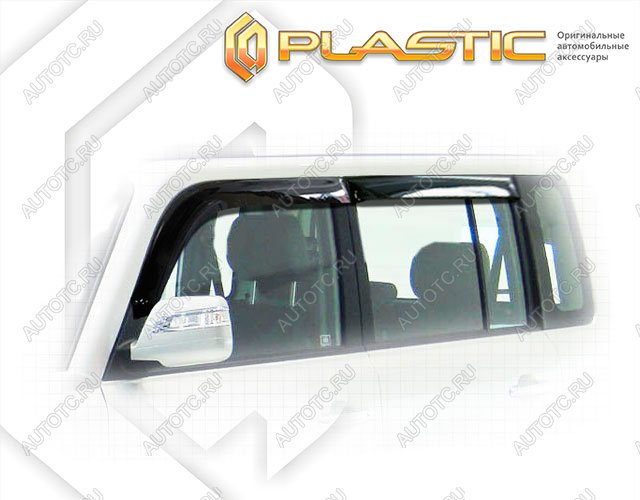 2 969 р. Ветровики дверей Classic полупрозрачный CA Plastic на Great Wall Hover M2  2013–н.в.   с доставкой в г. Тамбов