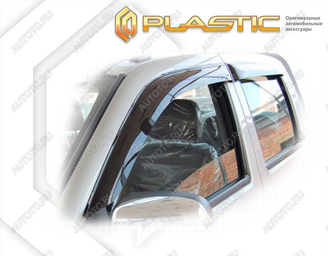 2 699 р. Ветровики дверей Classic полупрозрачный CA Plastic на Great Wall Wingle 5 2012–н.в.  с доставкой в г. Тамбов