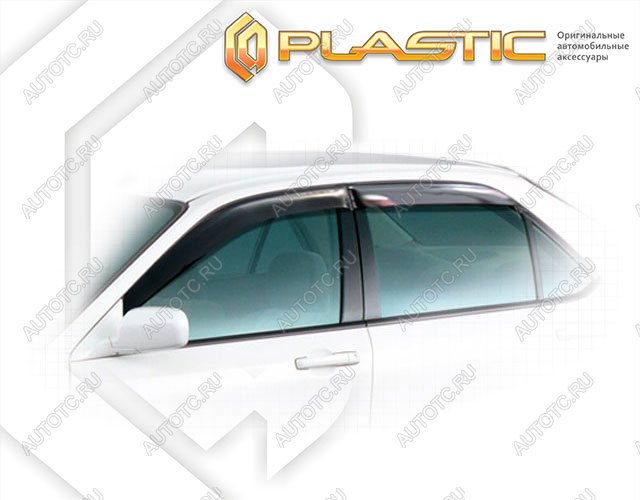 2 799 р. Ветровики дверей Classic полупрозрачный CA Plastic на Honda Accord  1997-2001  с доставкой в г. Тамбов