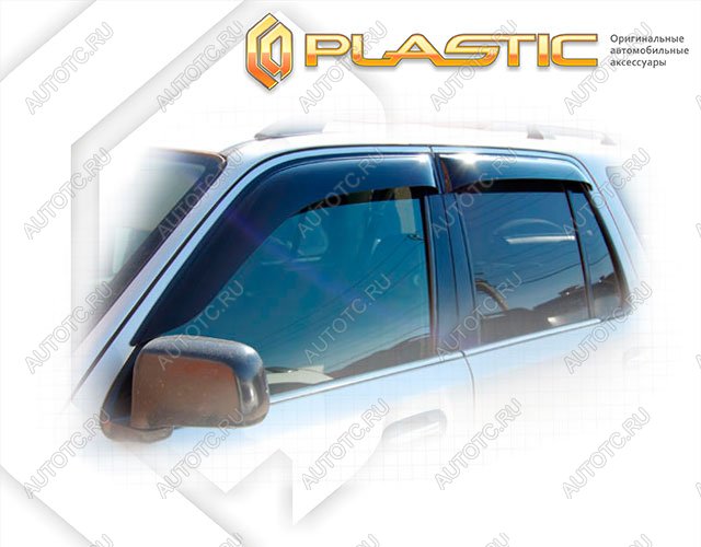 3 079 р. Ветровики дверей Classic полупрозрачный CA Plastic на Honda CR-V  1995-2001  с доставкой в г. Тамбов