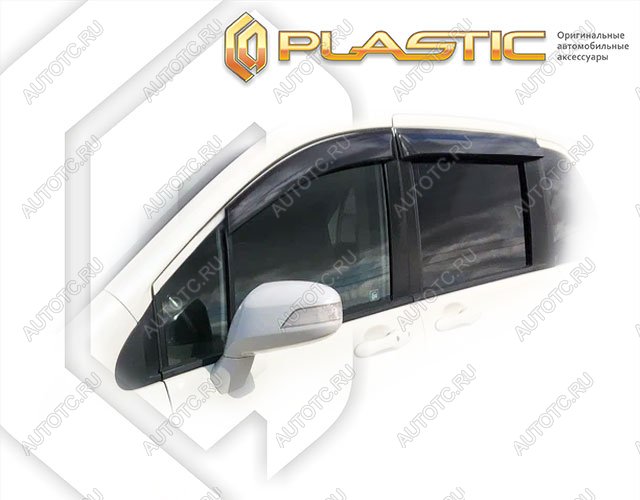 2 969 р. Ветровики дверей Classic полупрозрачный CA Plastic на Honda Freed Spike  2010–2014  с доставкой в г. Тамбов