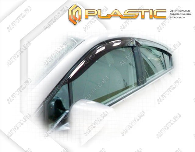 2 969 р. Ветровики дверей Classic полупрозрачный CA Plastic на Honda Insight  2009-2011  с доставкой в г. Тамбов