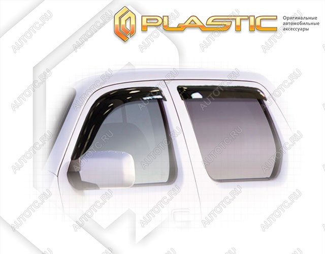2 969 р. Ветровики дверей Classic полупрозрачный CA Plastic на Honda Ridgeline  2004–2016  с доставкой в г. Тамбов
