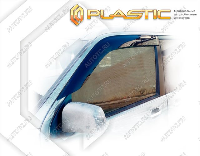 2 699 р. Ветровики дверей Classic полупрозрачный CA Plastic на Honda Stepwgn  1996-2001  с доставкой в г. Тамбов