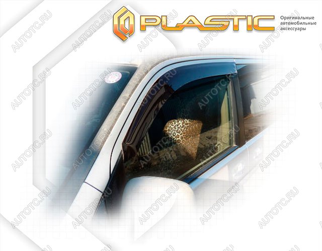 2 599 р. Ветровики дверей Classic полупрозрачный CA Plastic на Honda Stepwgn  2002-2003  с доставкой в г. Тамбов