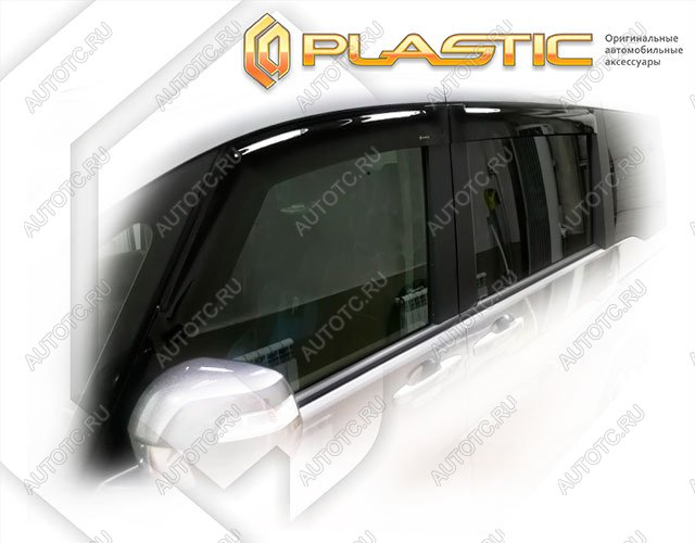 3 199 р. Ветровики дверей Classic полупрозрачный CA Plastic на Honda Stepwgn  2015-2017  с доставкой в г. Тамбов