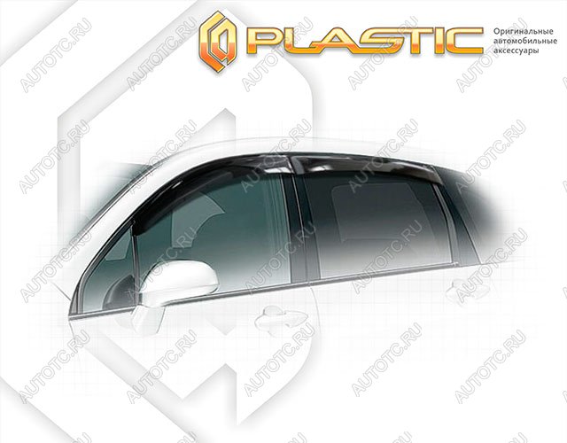 2 699 р. Ветровики дверей Classic полупрозрачный CA Plastic на Honda Stream  2006–н.в.  с доставкой в г. Тамбов