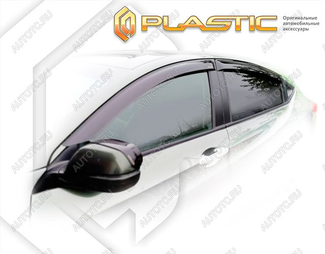 2 699 р. Ветровики дверей Classic полупрозрачный CA Plastic на Honda Vezel  2013-2018  с доставкой в г. Тамбов