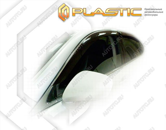 2 969 р. Ветровики дверей Classic полупрозрачный CA Plastic на Lexus LS long 2006-2012  с доставкой в г. Тамбов