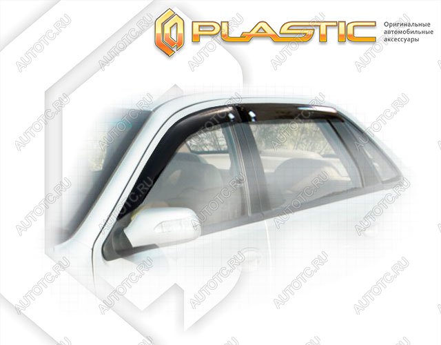2 699 р. Ветровики дверей Classic полупрозрачный CA Plastic на Lifan Breez  2008  с доставкой в г. Тамбов