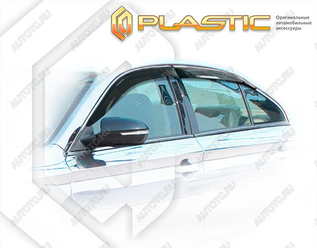 2 799 р. Ветровики дверей Classic полупрозрачный CA Plastic на Lifan Murman  2017 - н.в.  с доставкой в г. Тамбов