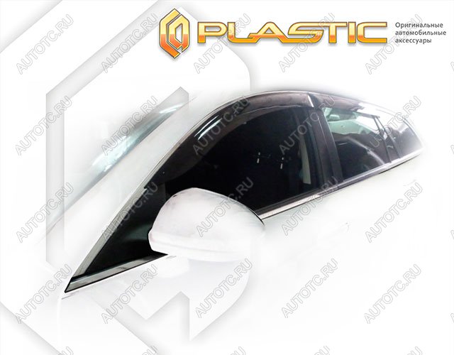 2 799 р. Ветровики дверей Classic полупрозрачный CA Plastic на Mazda 6 универсал 2007-2010  с доставкой в г. Тамбов
