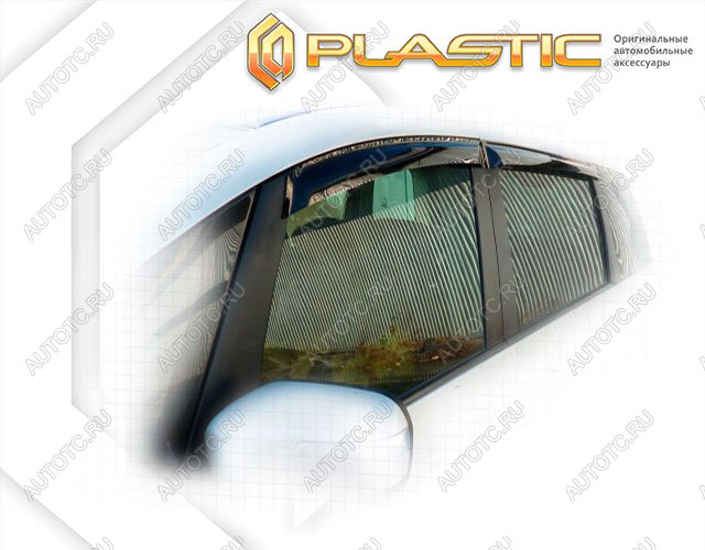 2 799 р. Ветровики дверей Classic полупрозрачный CA Plastic на Mazda Biante  2008-  с доставкой в г. Тамбов