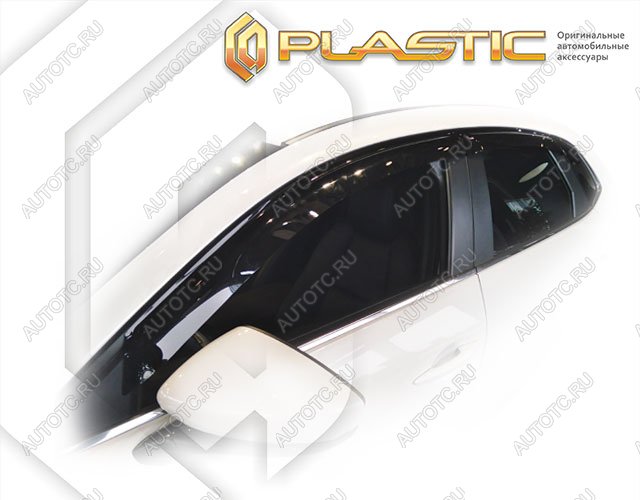 2 799 р. Ветровики дверей Classic полупрозрачный CA Plastic на Mazda CX-30  2019-н.в.  с доставкой в г. Тамбов
