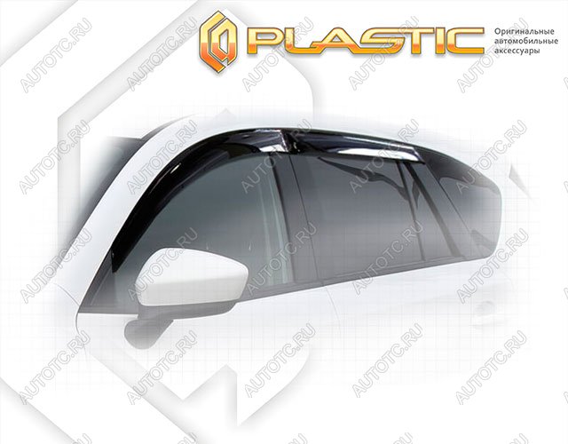 2 969 р. Ветровики дверей Classic полупрозрачный CA Plastic на Mazda CX-5  2012–2017  с доставкой в г. Тамбов